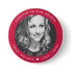 Modern Memorial | Pink Funeral Photo Tribute