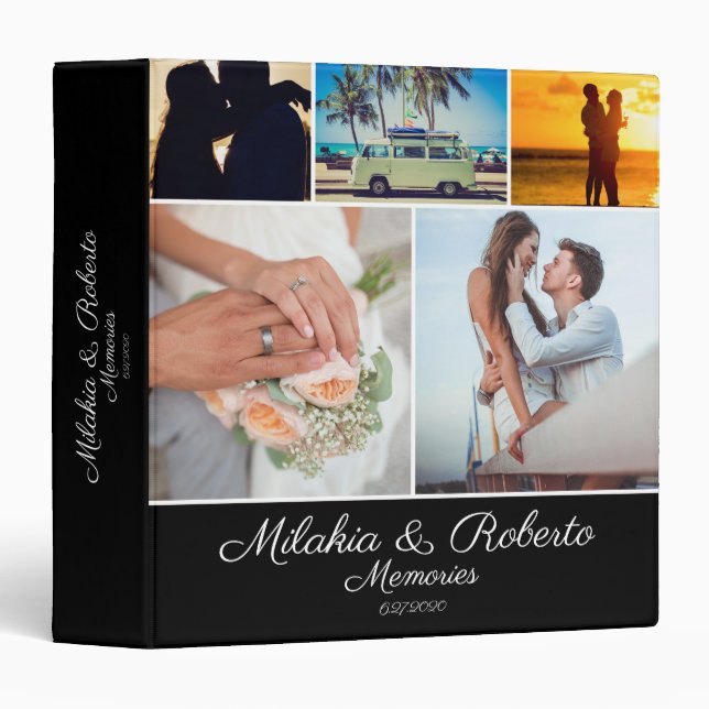 Modern Memories Wedding Honeymoon Travel Photo Binder (Front/Spine)