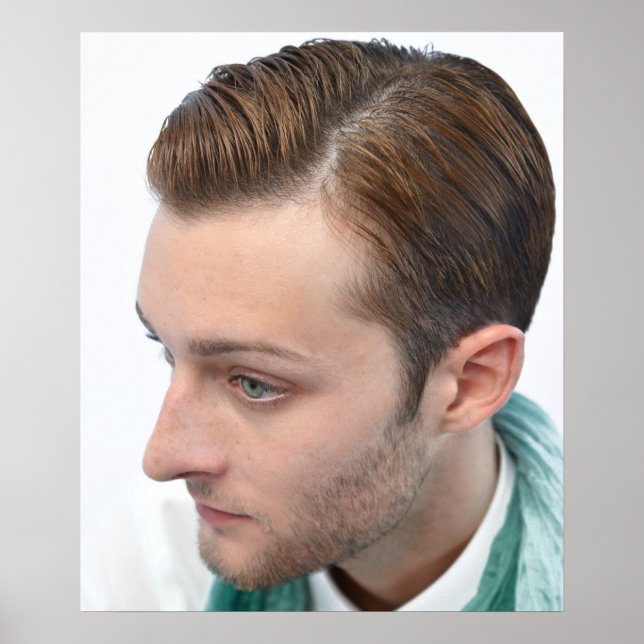 Modern Men's Haircut Poster (Front)