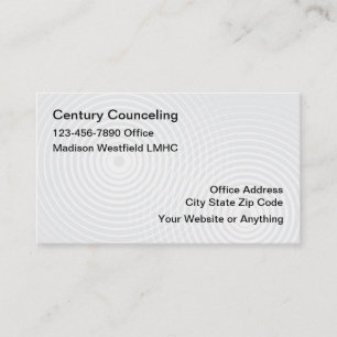 Modern Mental Health Counseling Business Card