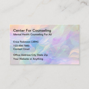Modern Mental Health Counseling Business Cards