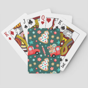 Modern Merry Christmas Aesthetic -Winter Festive  Playing Cards