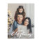 Modern Merry Christmas Hand Lettered Family Photo