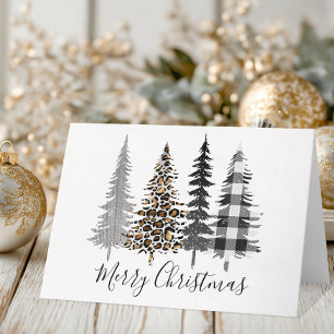 Modern Merry Christmas Holiday Card