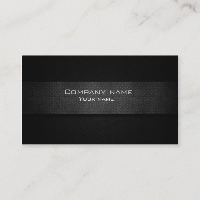 Modern metal business card (Front)