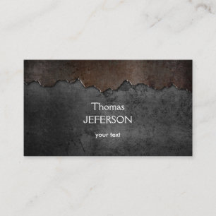 Modern metal texture Business Card