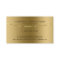 Modern Metallic Faux Gold Stainless Steel Look