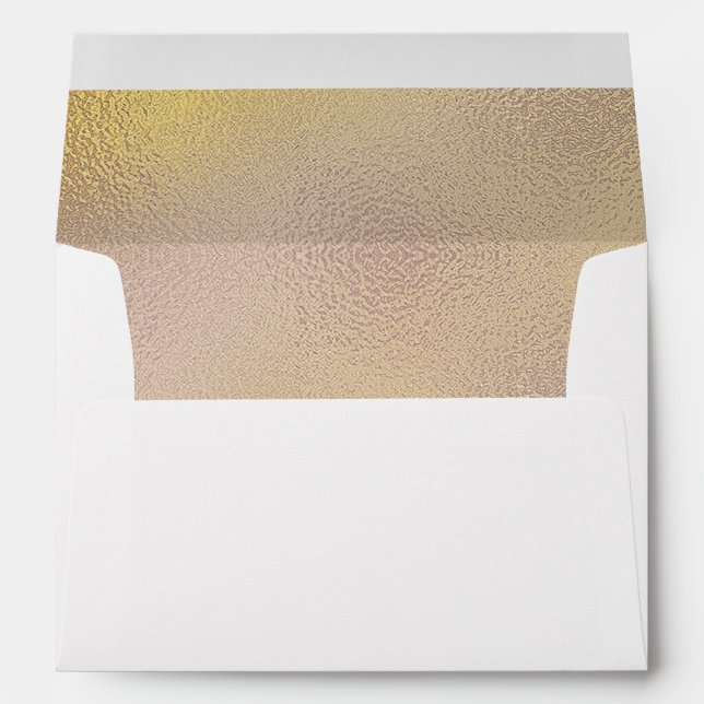 Modern Metallic Foil Envelopes (Back (Bottom))