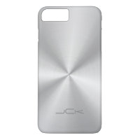 Modern Metallic Silver-Grey Stainless Steel Look