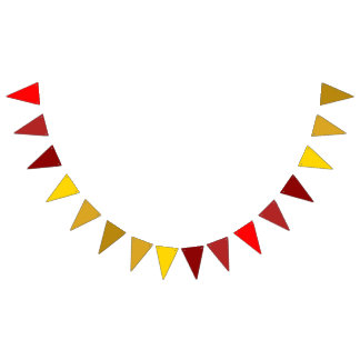 Modern Metallics Christmas Gradient Bunting Flags