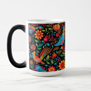 Modern mexican pattern name magic mug