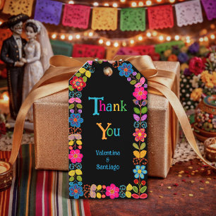 Modern Mexican wedding  Gift Tags