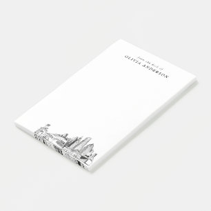 Modern Miami Professional Gift Personalized Post-it Notes