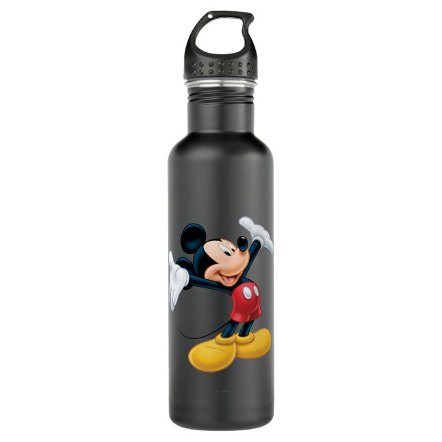 Modern Mickey | Airbrushed 710 Ml Water Bottle (Front)