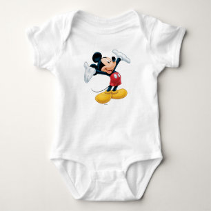 Modern Mickey Airbrushed Baby Bodysuit