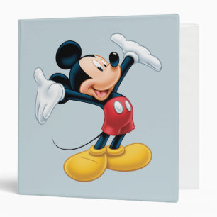 Modern Mickey Airbrushed Binder