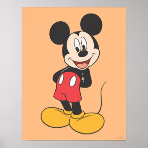 Modern Mickey Hands behind Back Poster