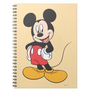Modern Mickey   Side Hands on Hips Notebook