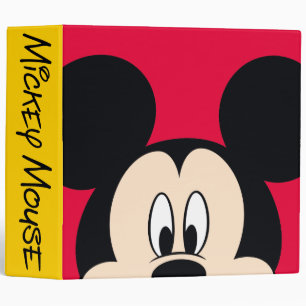 Modern Mickey Smiling Head Binder