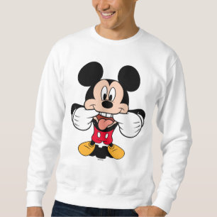 Modern Mickey Sticking Out Tongue Sweatshirt