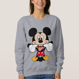 Modern Mickey Sticking Out Tongue Sweatshirt