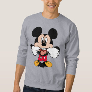 Modern Mickey Sticking Out Tongue Sweatshirt