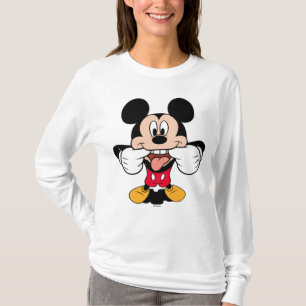 Modern Mickey   Sticking Out Tongue T-Shirt