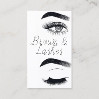 Modern Microblading , Eyebrows,  Permanent Makeup Business Card