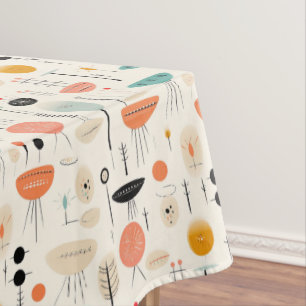 Modern Mid Century  Tablecloth