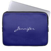 Modern Midnight Blue Plain Unique