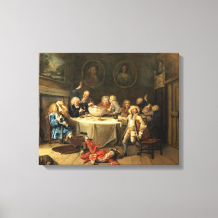 Modern Midnight Conversation Canvas Print