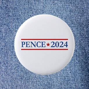 Modern Mike Pence 2024 US President 2 Inch Round Button