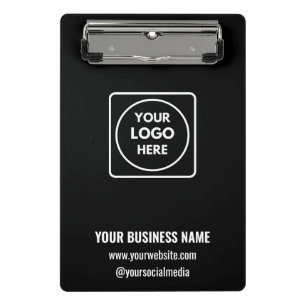 Modern Mini Company Logo Brand clipboard