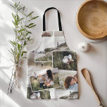 Modern minimal 5 photo elegant fleece blanket apron<br><div class="desc">Modern minimal multi photo collage apron design. With space for 5 photographs. Ideal gift available for mums,  dads,  grand,  grandad of any family members,  Christmas,  anniversary,  birthday,  mothers day and fathers day.</div>