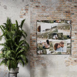 Modern minimal 5 photo elegant simple unique poster<br><div class="desc">Modern minimal multi photo simple unique family home decor design. With space for 5 photographs. Ideal gift available for mums,  dads,  grand,  grandad of any family members,  Christmas,  anniversary,  birthday,  mothers day and fathers day.</div>