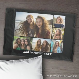 Modern Minimal - 6 Photo Collage  Pillowcase