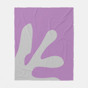 Modern Minimal Abstract art shapes Fleece Blanket