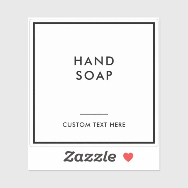 Modern Minimal Bathroom Home Organization Label (Sheet)