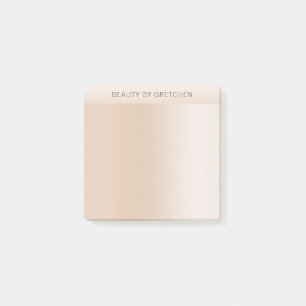 Modern Minimal Beige Skin Colour Post-it Notes