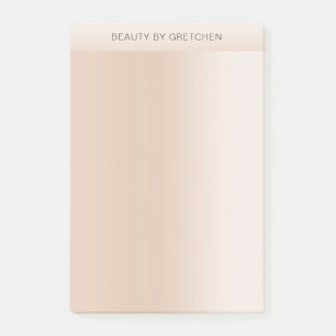 Modern Minimal Beige Skin Colour Post-it Notes