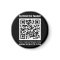 Modern minimal black custom QR code professional