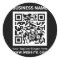 Modern minimal black custom QR code professional
