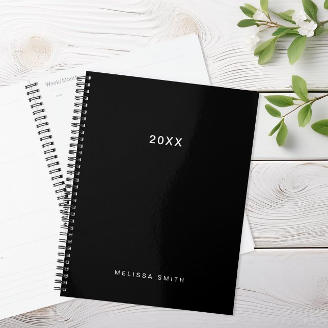 Modern Minimal Black Planner (Creator Uploaded)