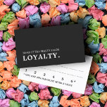 Modern Minimal Black White Beauty Loyalty Card<br><div class="desc">Minimalist modern customizable loyalty card template. Elegant minimal design,  perfect marketing tool for your best customers.</div>