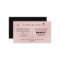 Modern Minimal Blush Glitter Business Thank You