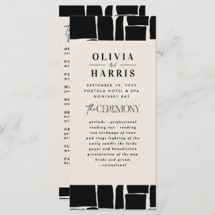 Modern minimal bold graphic black & white wedding