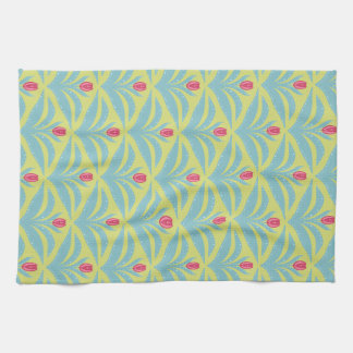 Modern minimal bold tulip pattern kitchen towel