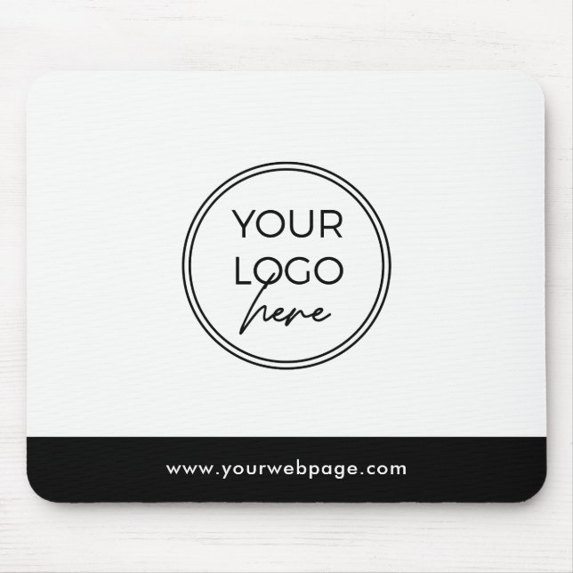 Modern Minimal Branded Logo Mouse Pad (Front)