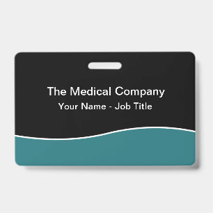 Modern Minimal Budget Staff Name Badges