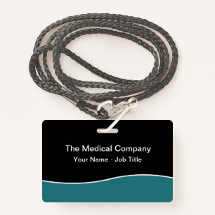 Modern Minimal Budget Staff Name Badges